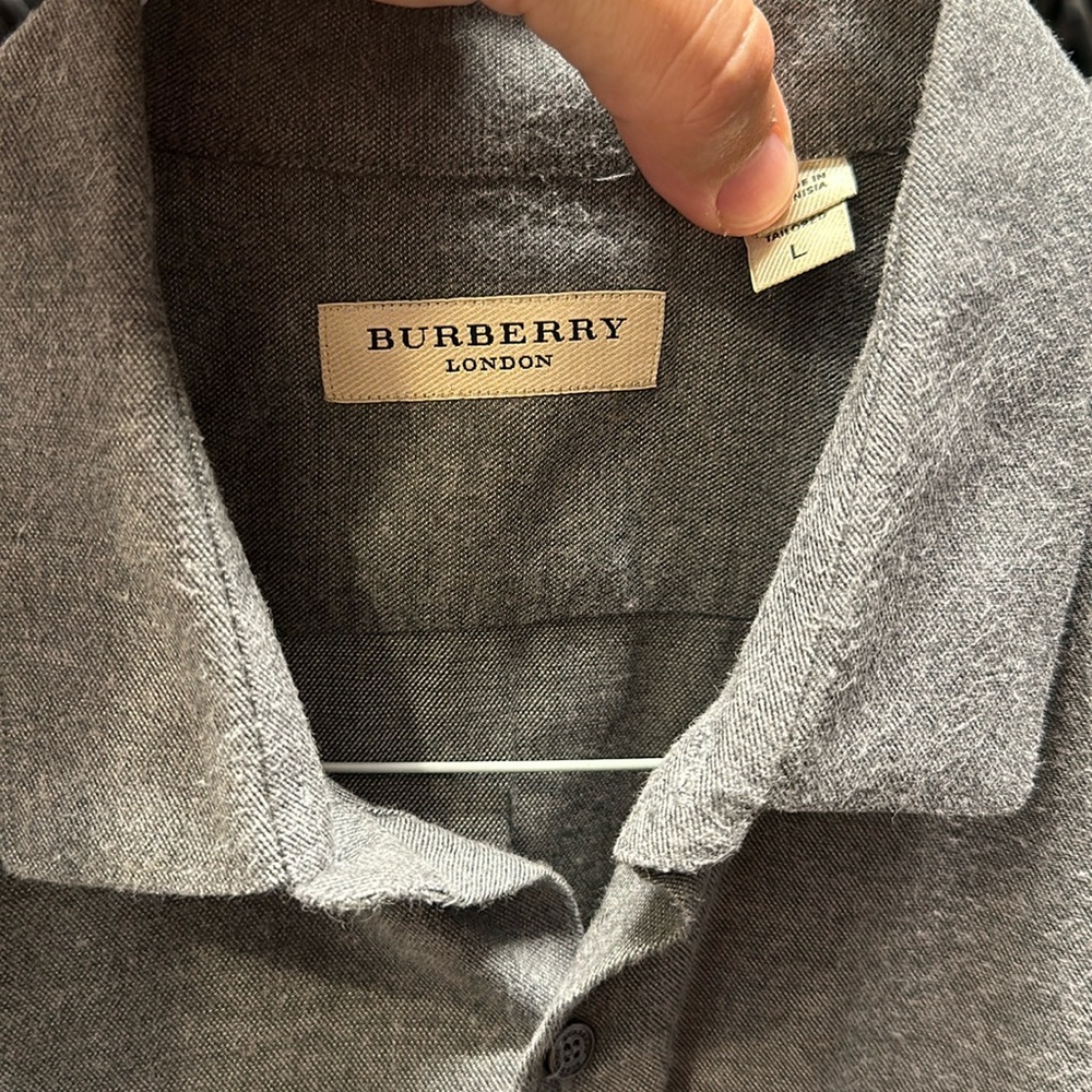 Burberry button up shirt